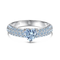 Classic Heart Sparkling Ring