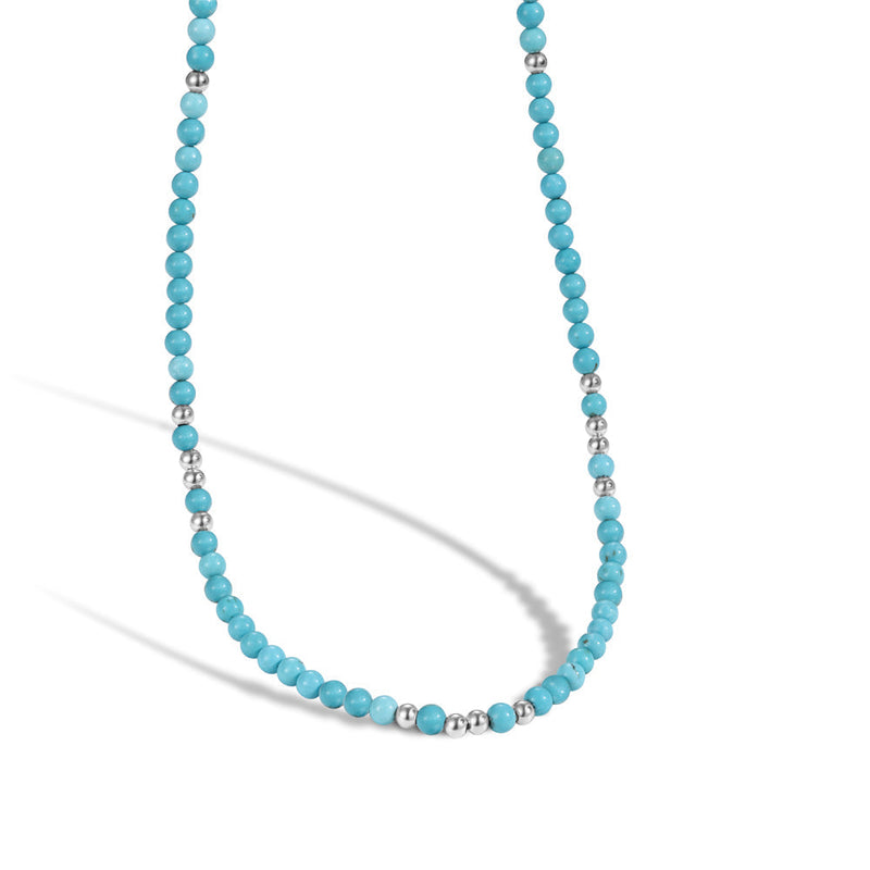 Choker Beaded Chain Necklace