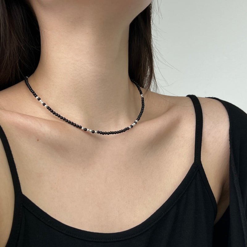 Choker Beaded Chain Necklace