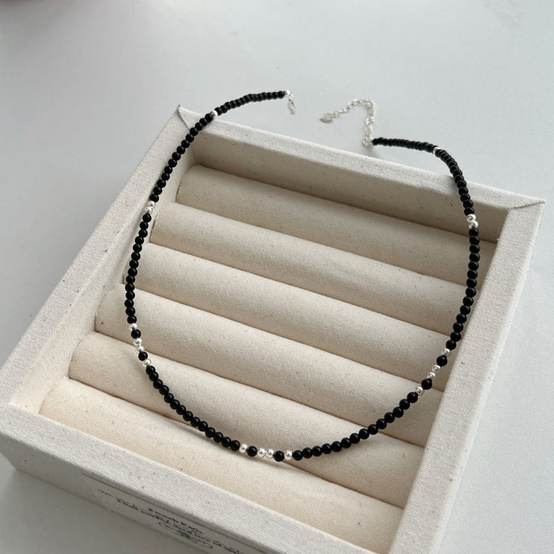 Choker Beaded Chain Necklace