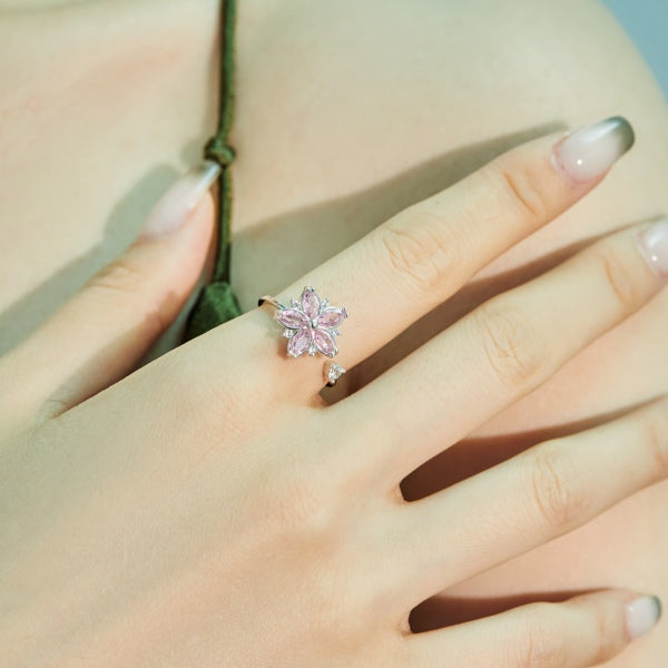 Adjustable Flower Ring