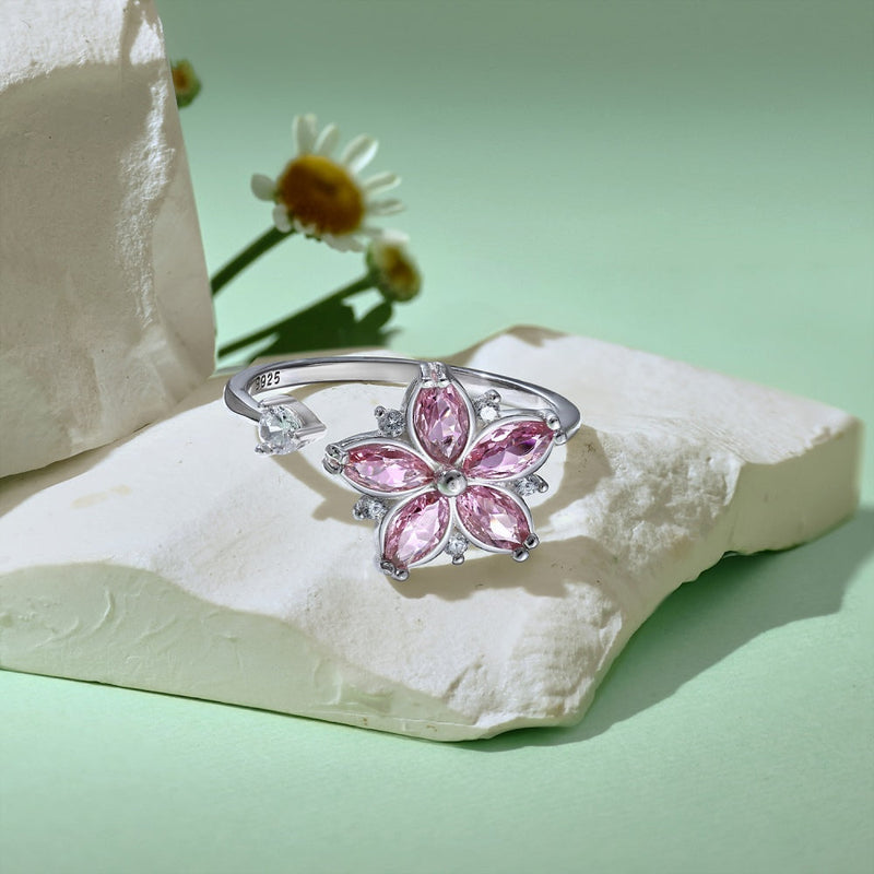 Adjustable Flower Ring