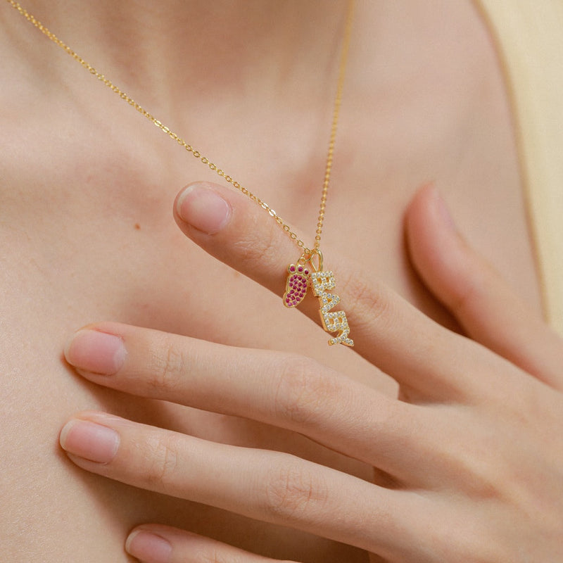 Adjustable Baby Paw Necklace