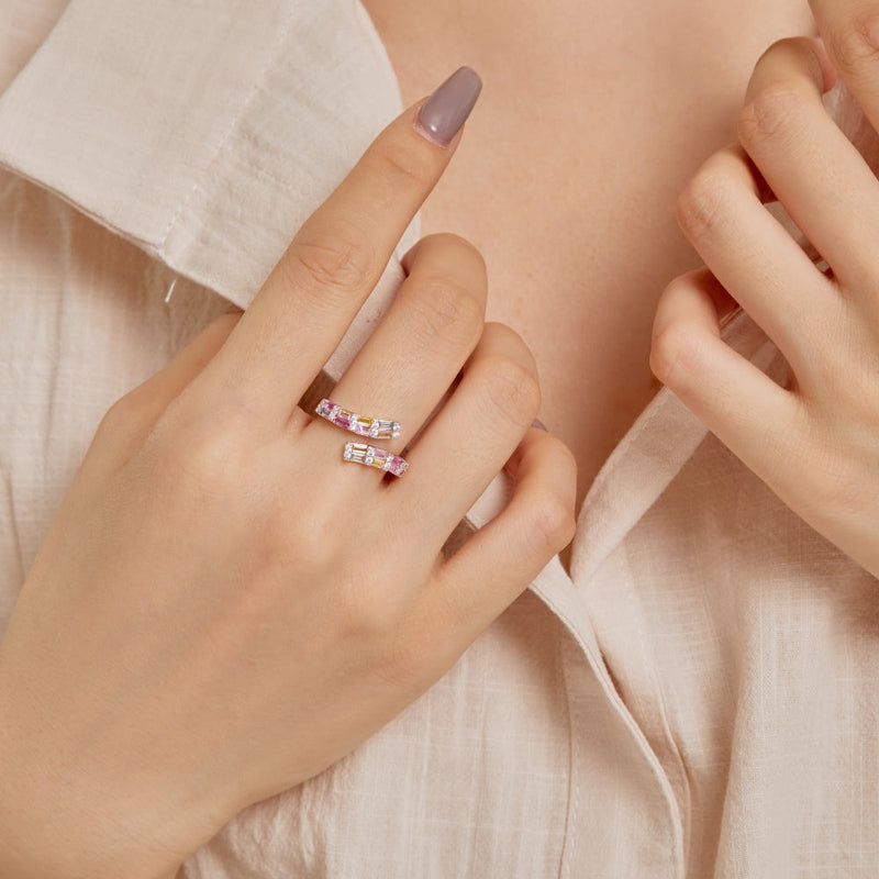 Adjustable Tutti Fruity Ring