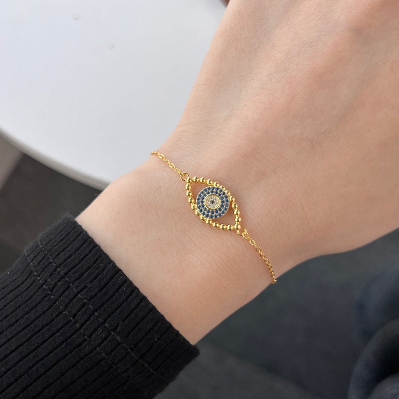 Adjustable Devil Eye Bracelet