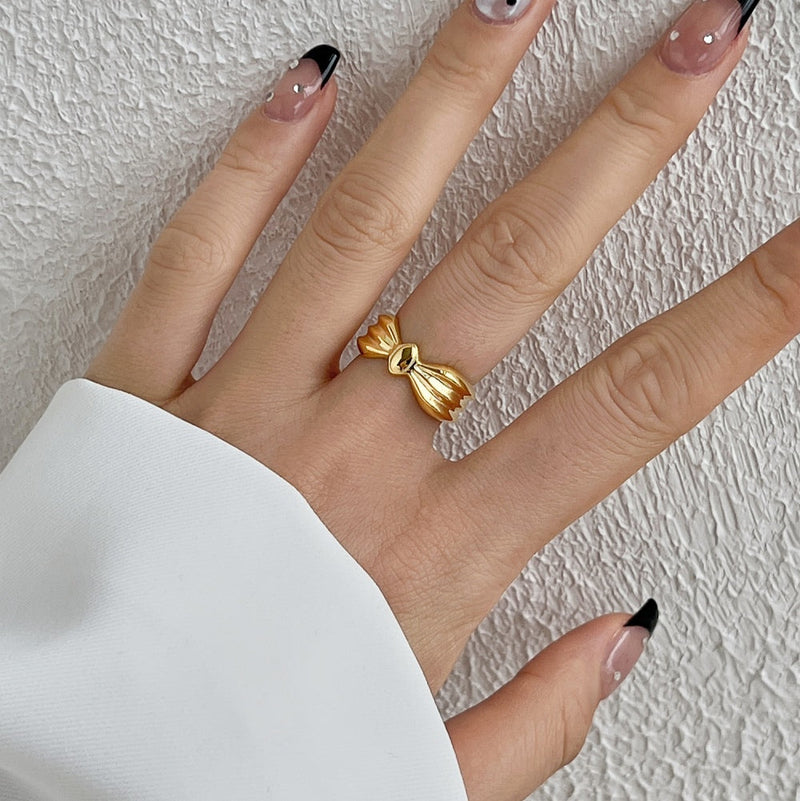 Adjustable Bow Tie Ring