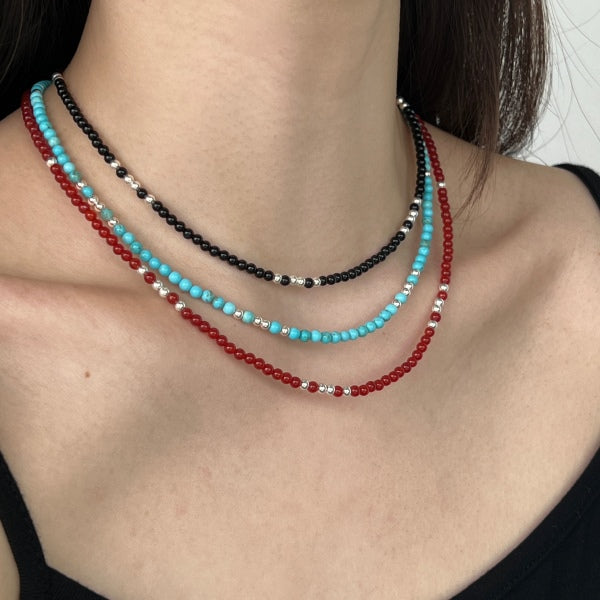 Choker Beaded Chain Necklace