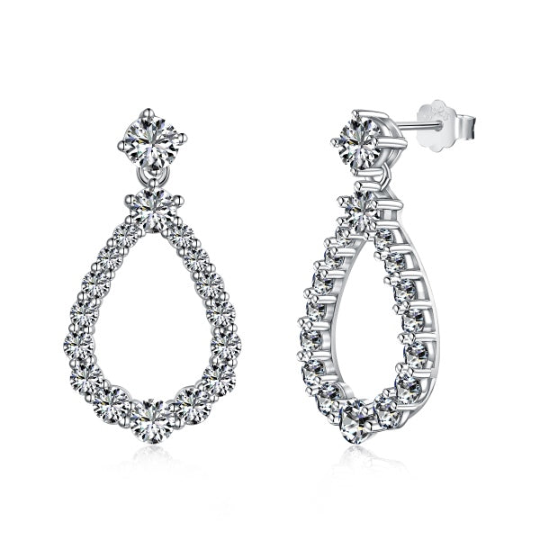 Cosmic Charm Crystal Drop Earrings