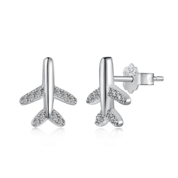 Airplane Stud Earrings