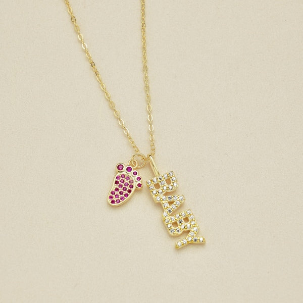 Adjustable Baby Paw Necklace