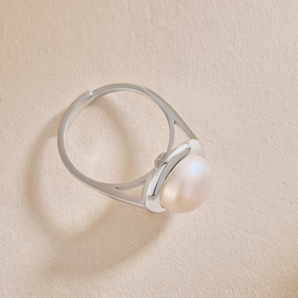 Adjustable Pearl Ring