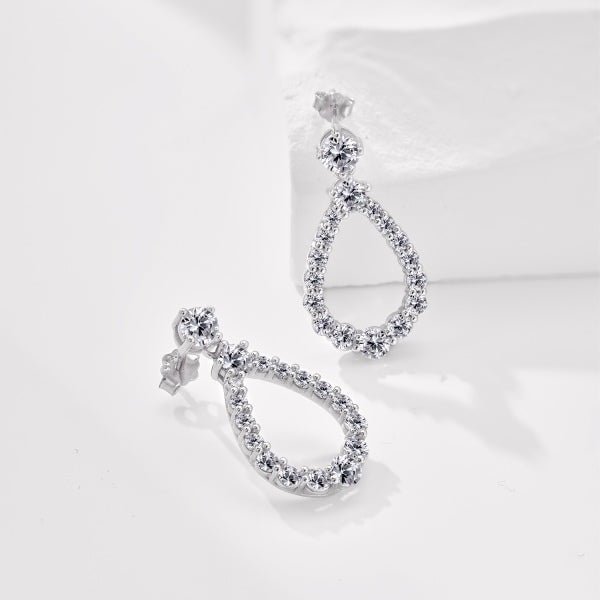 Cosmic Charm Crystal Drop Earrings