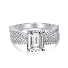 Anilo Plata Zirconia Ring